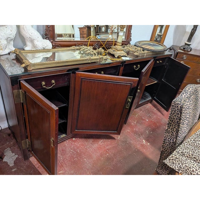 Mid-Century Chinoiserie Oreiental Sideboard For Sale In Portland, OR - Image 6 of 12