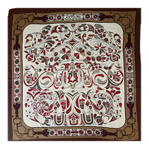 Hermès Cashmere & Silk Shawl “Folklore” 2010
