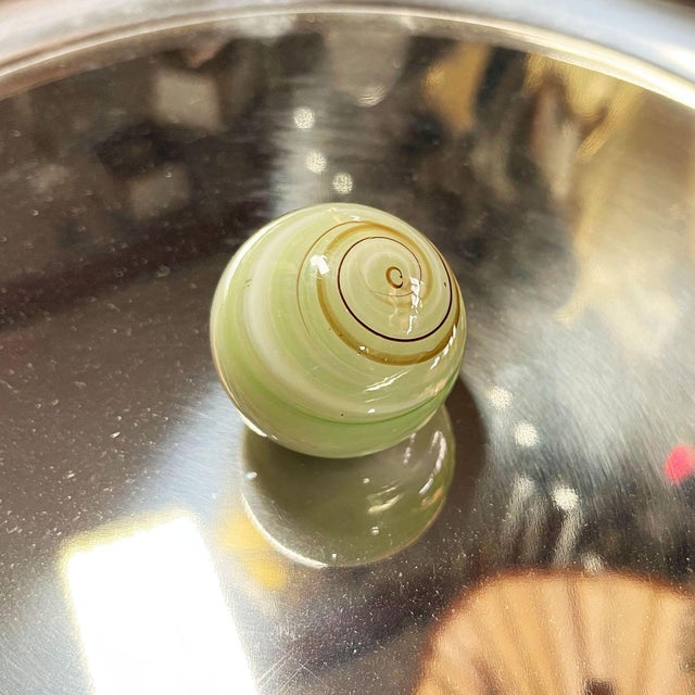 1930s Streamline Art Deco Chrome Drink Glass Top Side Table W/ Light Up Base For Sale - Image 4 of 6