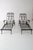 This is a pair of Hollywood Regency mid 20th century wrought iron chaise lounges designed and manufactured in the USA by...