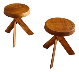 Example of Pierre Chapo Bar Stools