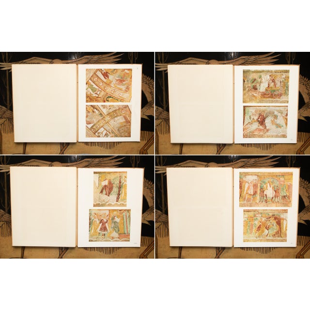Mediterranean The Frescos of Saint-Savin, 1944 Art Book With 20 Full-Color Inserted Prints For Sale - Image 3 of 11