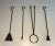 Wrought Iron Deerheads Fireplace Tools - 5 Pieces For Sale - Image 11 of 13