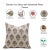 Fabdivine Handmade Block Printed Cushion Cover 22x22 Inch Duck Canvas-Traffic Light For Sale - Image 4 of 4