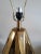 Contemporary Triangular Gold Leaf Ceramic Lamp For Sale - Image 9 of 11