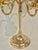 Late 20th Century Vintage Georgian Style Brass Five-Light Candelabra, 11.25” For Sale - Image 5 of 9