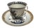 Mid-18th Century Porcelain Cup with Dish from Meissen, Set of 2 For Sale