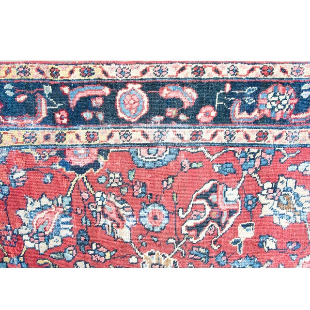 Persian Early 20th Century Persian Heriz Rug For Sale - Image 3 of 15