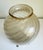 Champagne 14" Murano Champagne Ribbon Vase, Attributed, Mid 20th Century For Sale - Image 8 of 15