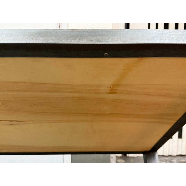 Reclaimed Wood From Gym Floor Coffee Table For Sale - Image 12 of 12