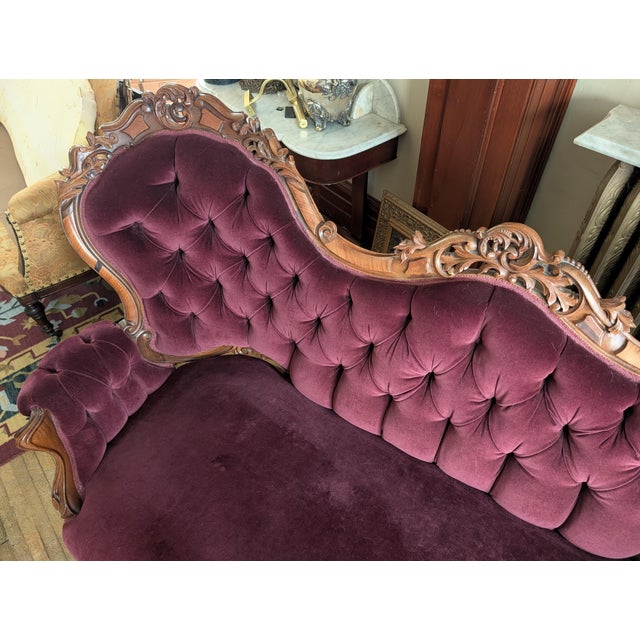 Late 19th Century Victorian Rococo Revival Sofas For Sale - Image 6 of 12