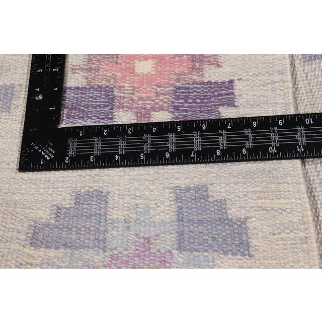 Textile Vintage Finnish Rollakan Rug Runner, 02'07 X 08'11 For Sale - Image 7 of 10