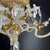 Metal Italian Crystal Chandelier with Pale Yellow and Amber, 1930s For Sale - Image 7 of 13