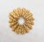 Gold Vintage 1960s Signed Napier Goldtone Ruffled "Lace" Brooch For Sale - Image 8 of 8