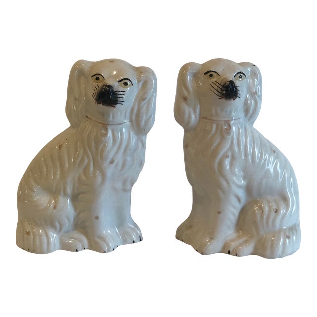 19th Century Victorian Staffordshire Dogs - a Pair For Sale
