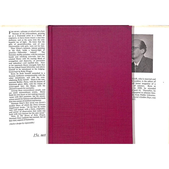 "The House of Ruby Wogan" 1958 Gear, Norman For Sale - Image 4 of 4