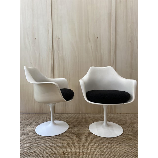 1970s Tulip Armchairs by Eero Saarinen for Knoll International, 1970s, Set of 2 For Sale - Image 5 of 8