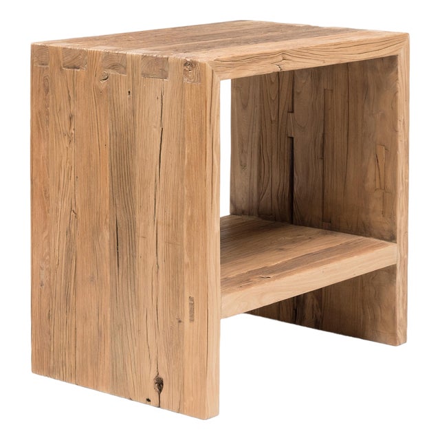 Chinese Reclaimed Elm Side Table For Sale
