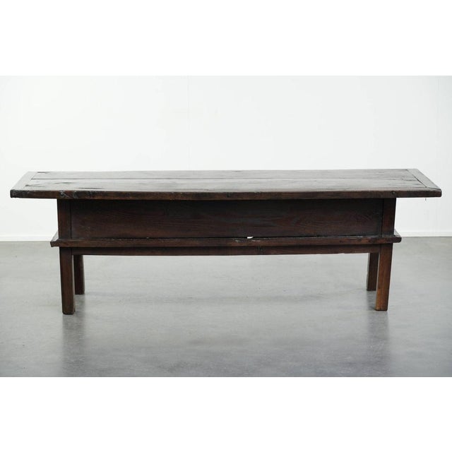 Antique Southern European Chestnut Coffee Table For Sale - Image 6 of 17