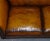 Victorian Hand Dyed Tan Brown Leather Sofa For Sale - Image 10 of 16