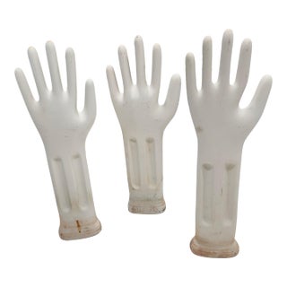 1950s Shinko Ceramic Hand Glove Molds- Set of 3 For Sale