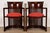 Frank Lloyd Wright for Cassina Arts & Crafts Dark Cherry Wood Barrel Chairs, Pair For Sale - Image 12 of 12