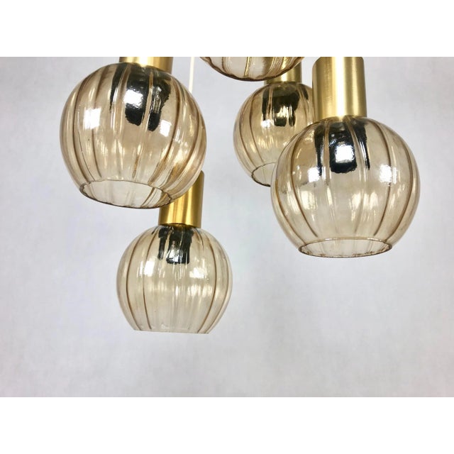 West German Cascade Chandelier, 1970s For Sale - Image 4 of 9