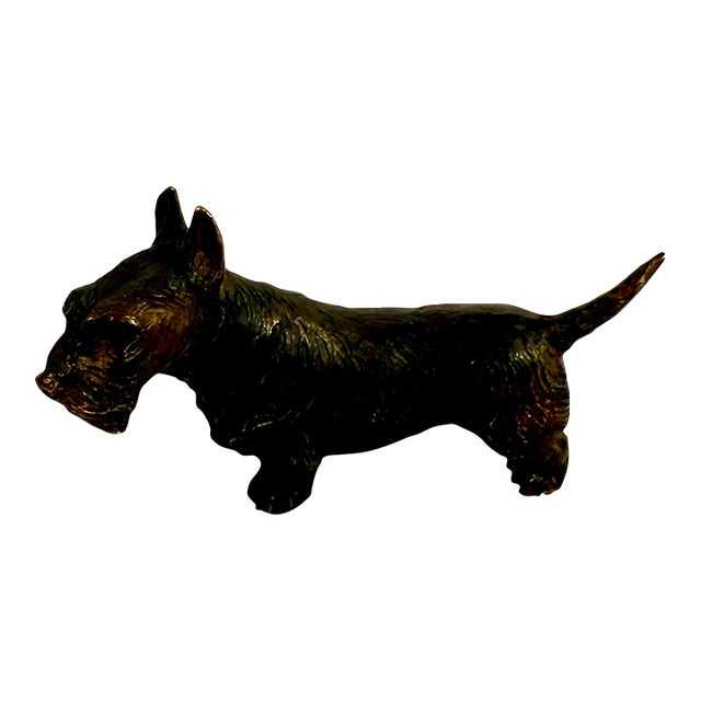 Vintage, Viennese, Bronze Scottie Dog For Sale