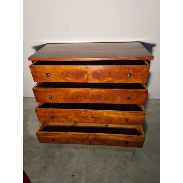 Biedermeier Cherry Chest of Drawers For Sale - Image 10 of 14