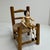 Vintage Eric Horne Co. Wooden Peg Doll in a Rush-Seat Chair, Made in Usa For Sale - Image 15 of 15