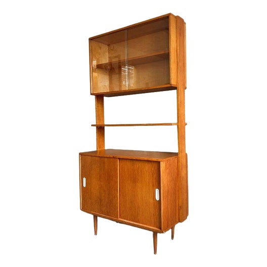 Mid-Century Danish Wall Unit by J. Jiroutek, 1960s For Sale