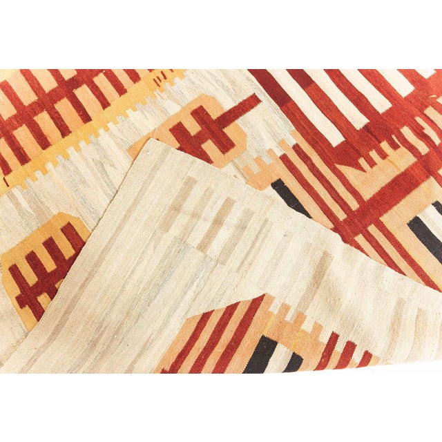 Textile Modern Swedish Style Flat Weave Wool Rug by Doris Leslie Blau For Sale - Image 7 of 7
