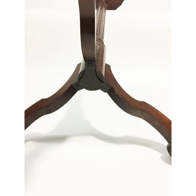 Wood 19th Century Dutch Mahogany Torchière or Plant Stand For Sale - Image 7 of 8