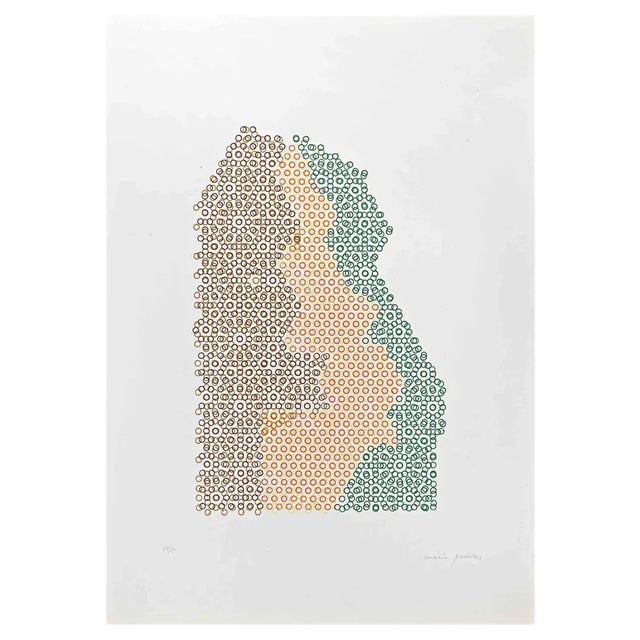 Mario Padovan, Abstract Composition, Screen Print, 1977 For Sale