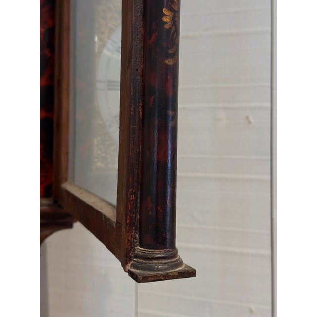 18th Century English Chinoiserie Decorated Tall Case Clock For Sale - Image 14 of 16