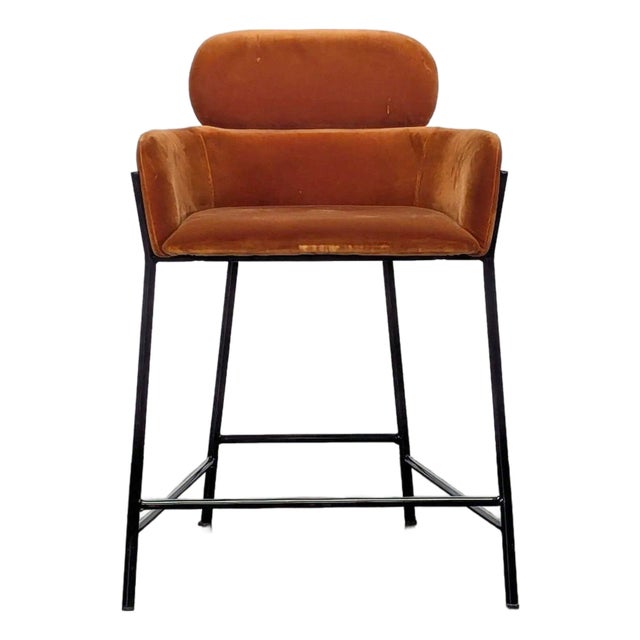 Cb2 Azalea Mink Counter Stool For Sale