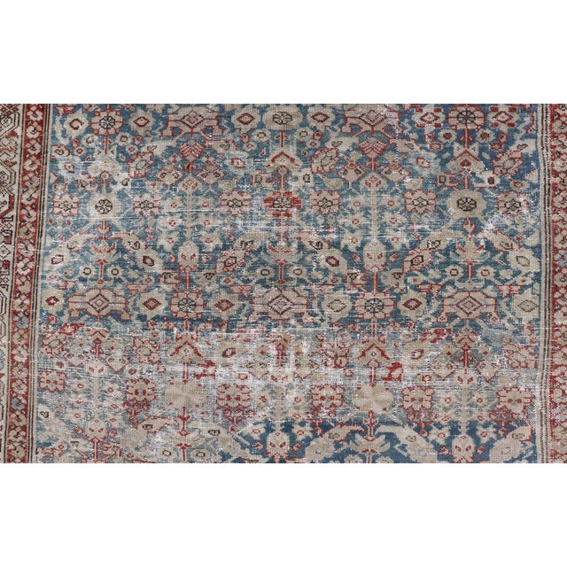 Antique Malayer Gallery Rug With Sub-Geometric Design 6'5 X 13'7 For Sale - Image 10 of 14