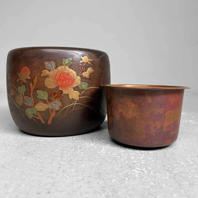 1930s Vintage Japanese Fire Pot, 1930s For Sale - Image 5 of 11