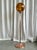 Beautiful Hungarian industrial mid century copper floor lamp with amber glass shade from the 1970s. Breathtaking...