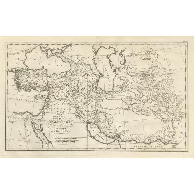 Brown Alexander the Great's Expedition to the Indus Map from Danville, 1818 For Sale - Image 8 of 8