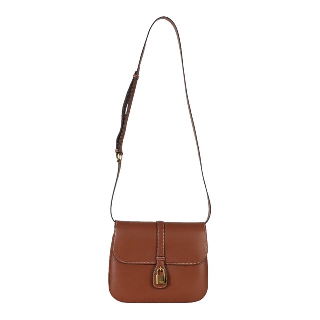 Tan Smooth Calfskin Tabou Medium Flap Bag For Sale