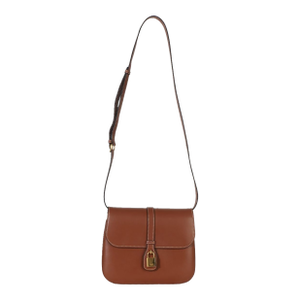 Tan Smooth Calfskin Tabou Medium Flap Bag