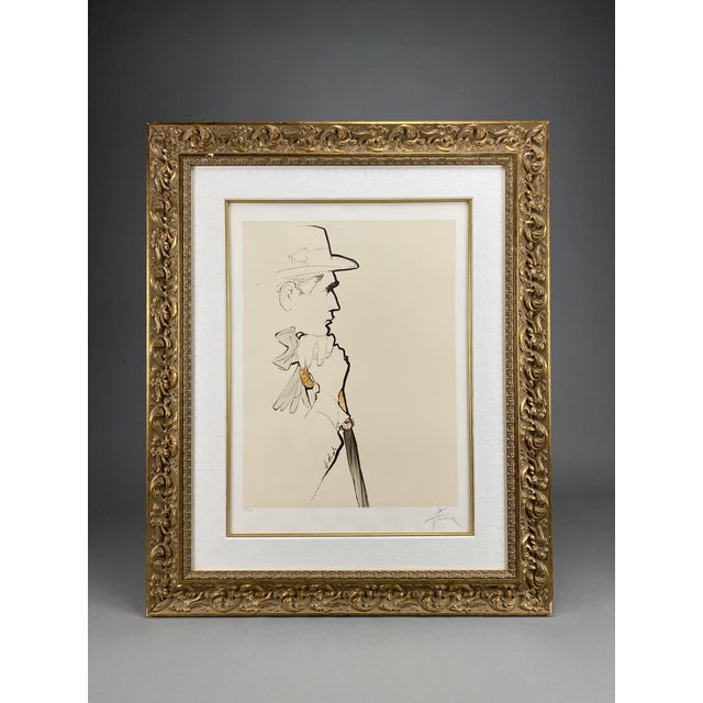 René Gruau, Au Champs De Cours, 1989, Acrylic on Paper, Framed For Sale - Image 14 of 14