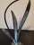 1970s Bronze Metal Hummingbird Flower Sculpture For Sale - Image 4 of 17
