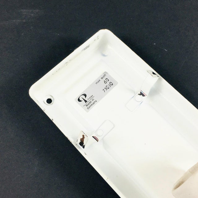 Vintage Striped Glass Wall Lamps/Sconces From Peill & Putzler - a Pair For Sale - Image 9 of 9