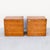 1970s Pair of Restored Mastercraft Zebrawood and Brass Mid Century Nightstands For Sale - Image 10 of 12