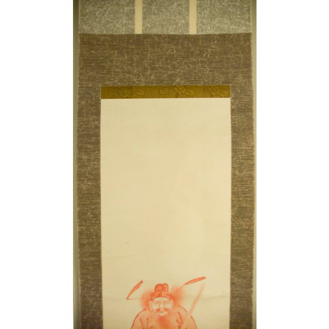 Late 19th Century Japanese Scroll of Shoki the Demon Queller For Sale - Image 4 of 8