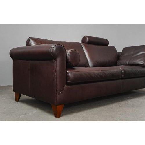 Vintage Sofa in Leather For Sale - Image 9 of 18