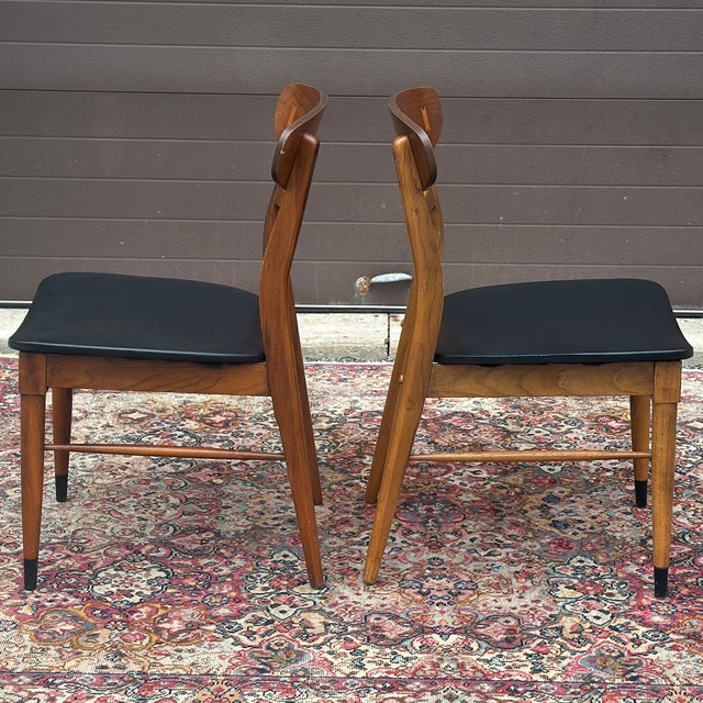 Mid-Century Modern Lane Acclaim Dining Side Chairs - A Pair For Sale - Image 9 of 13