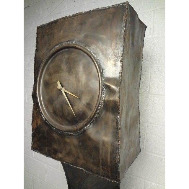 Handcrafted Metal Floor Clock Chairish